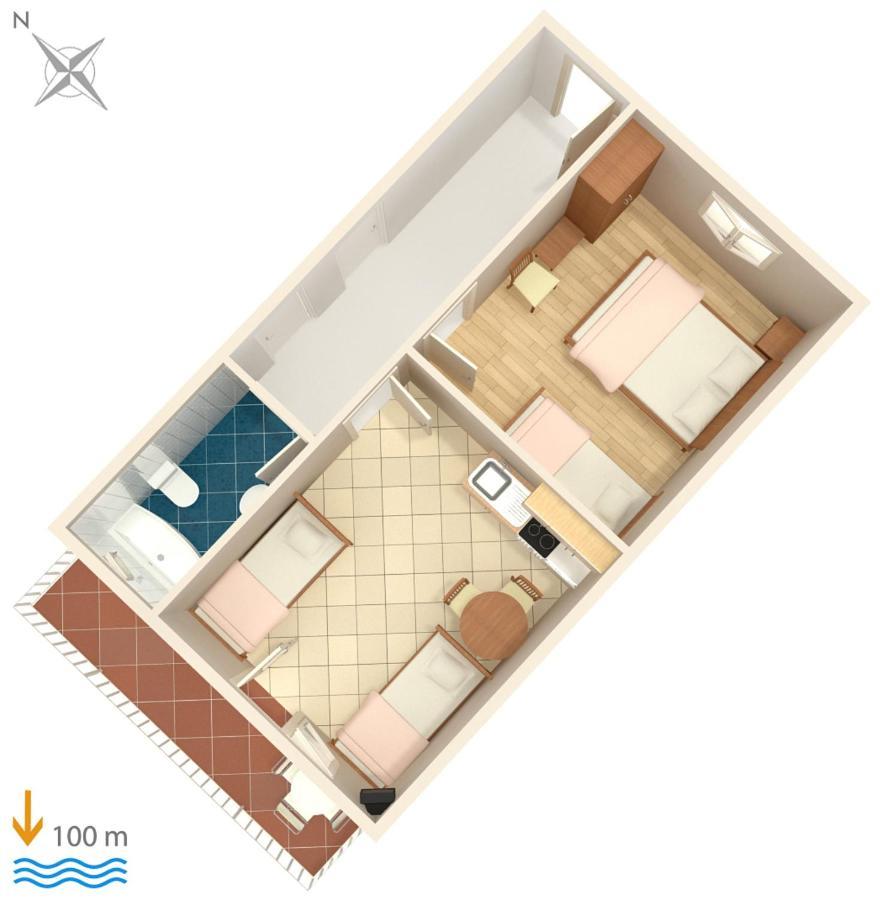 Apartments By The Sea Podaca, Makarska - 6874 외부 사진
