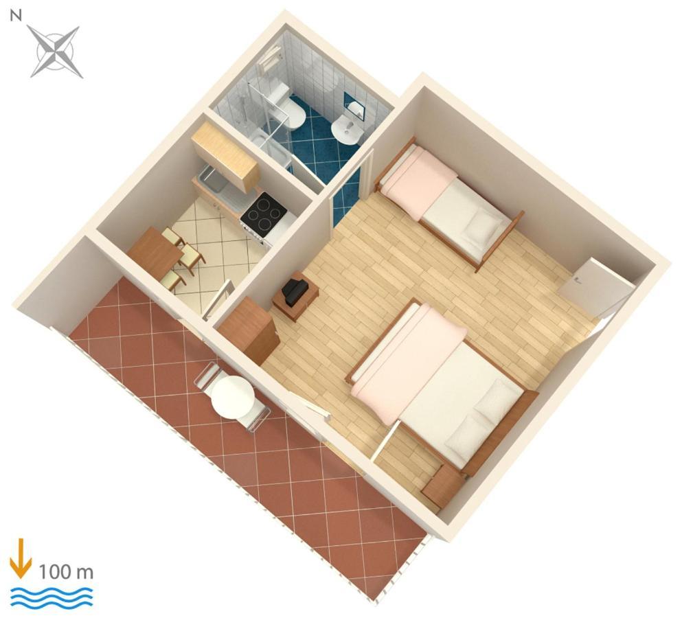 Apartments By The Sea Podaca, Makarska - 6874 외부 사진